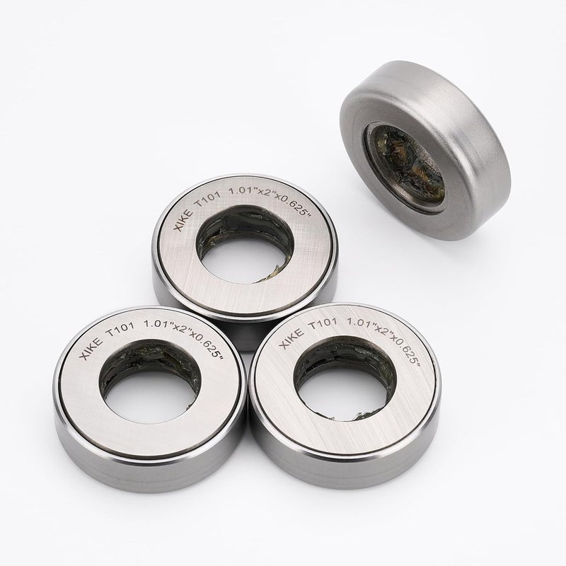 Xike 4Pcs T101/904A1 Thrust Tapered Roller Bearings, 1.01" ID x 2" OD x 0.625" Wide, for a Variety of Drivelines and Rotating Equipment - Image 1